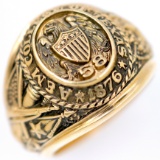 Vintage 10K yellow gold Texas A&M class ring