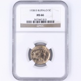 Certified 1938-D U.S. buffalo nickel