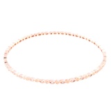 Estate Jolie 14K rose gold diamond bangle bracelet