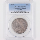 Certified 1830 small O U.S. capped bust half dollar