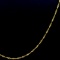 Estate 14K yellow gold wheat chain