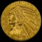 1910 U.S. $5 Indian head gold coin