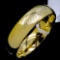 New-with-tag 14K yellow gold Lashbrook band ring