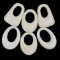 3 pair of genuine ivory earring enhancers