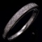 Estate 14K white gold diamond band ring