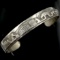 Estate Jacob Kabe Native American sterling silver cuff bracelet