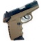 Like-new-in-the-box SCCY CPX-1 double-action only semi-automatic pistol, 9mm cal