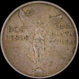 1921 Mexico silver 2 pesos