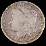 1893-CC U.S. Morgan silver dollar