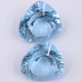 Unmounted blue topaz