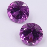 Unmounted tanzanites