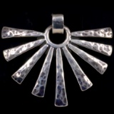 Authentic estate James Avery sterling silver retired “Sunburst” pendant