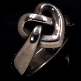 Authentic estate James Avery sterling silver “Heart Knot” ring