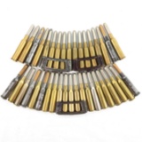 Lot of 38 rounds of collectible 6.5x53Rmm rimmed rifle ammo