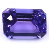 Unmounted tanzanite