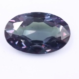 Unmounted lab-created alexandrite