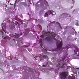 Unmounted pink sapphires