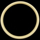 Estate genuine ivory bangle bracelet