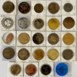 Lot of 24 Mid-Western U.S. Masonic medals