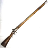 Antique 1811 British East India Brown Bess single-shot percussion musket, 0.577 cal
