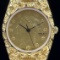 Estate Gruen Analog Gold Nugget yellow gold-tone lady's wristwatch