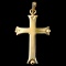 Estate 14K yellow gold cross