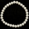 Estate cultured pearl elastic bracelet