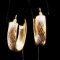 Pair of vintage 14K yellow gold hoop earrings