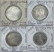 Lot of 4 1930s Nazi Germany silver coins