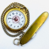 Estate Steelworkers of America AFL-CIO-CLC 5 ATM open-face pocket watch