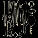 Lot of 14 pieces of estate Brighton jewelry