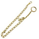 Antique R.F.S. & Company yellow gold-filled watch chain