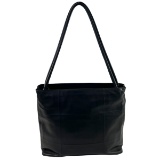 Authentic estate Prada leather shoulder bag