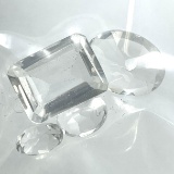 Unmounted faceted crystal