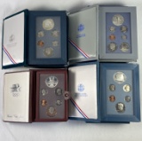 Lot of 4 U.S. prestige proof sets