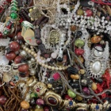 Lot of 9.1 lbs of estate fashion jewelry