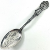 Antique Kalispell, MT sterling silver souvenir spoon