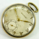 Circa 1950s 15-jewel Bulova open-face pocket watch