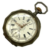 Circa 1910 Lady Racine Swiss pin-set open-face pocket watch