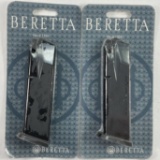Lot of 2 new-in-the-package black metal Beretta PX4 .40 S&W cal magazines