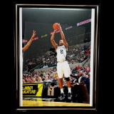 Autographed Kawhi Leonard San Antonio Spurs framed photograph
