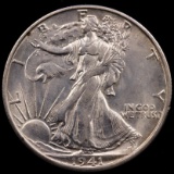 1941-S U.S. walking Liberty half dollar