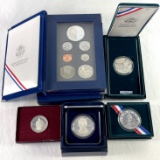 Lot of 5 U.S. commemorative coins & coin sets