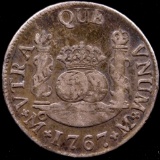 1767-Mo Mexico silver 2 real