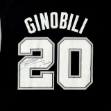 Autographed Manu Ginobili San Antonio Spurs Adidas NBA jersey