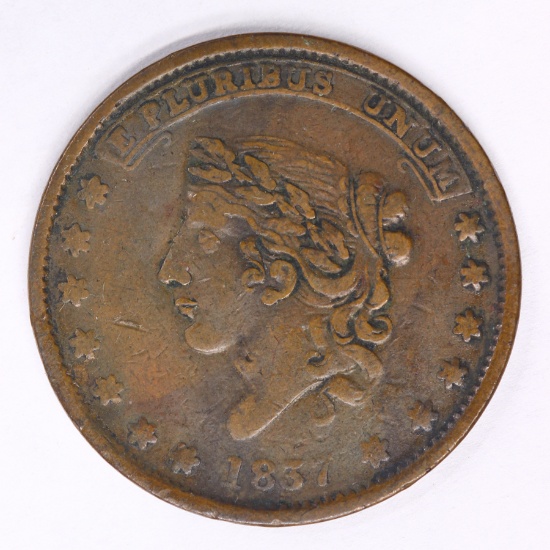 1837 Hard Times Token- Mint Drop