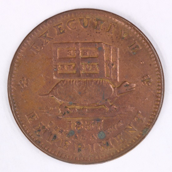 1837 Hard Times Token- Illustrious Predecessor