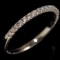 Estate 14K white gold diamond band