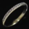 Estate 10K white gold ring