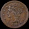 1843 U.S. braided hair large cent